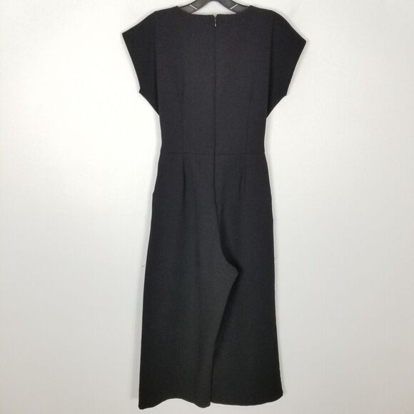 Anthropologie ett:twa Women Sedona Cropped Jumpsuit Sz S Wide Leg Event Black - Picture 4 of 8